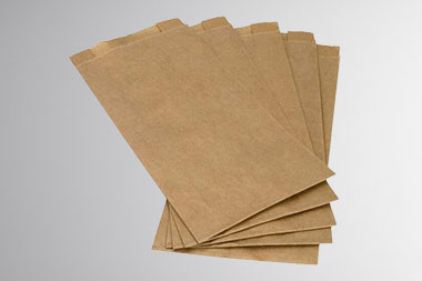 Torebki fałdowe szare